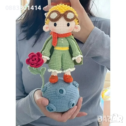 Малкият принц Hand made Ръчно плетен , снимка 4 - Декорация за дома - 44927722