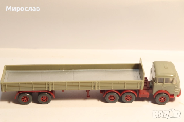 WIKING H0 1/87 KRUPP РЕМАРКЕ КАМИОН МОДЕЛ, снимка 4 - Колекции - 52505854