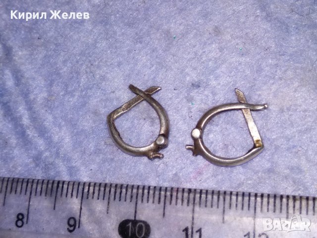 АНГЛИЙСКИ ВИНТИДЖ АРТ СРЕБЪРНИ ОБЕЦИ СРЕБРО 925 РЪЧНА БИЖУТЕРСКА ИЗРАБОТКА 38275, снимка 7 - Обеци - 40940683
