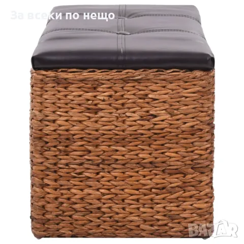 Пейка с 2 кошници, морска трева, 71x40x42 см, кафява Код P551, снимка 6 - Други - 50294585