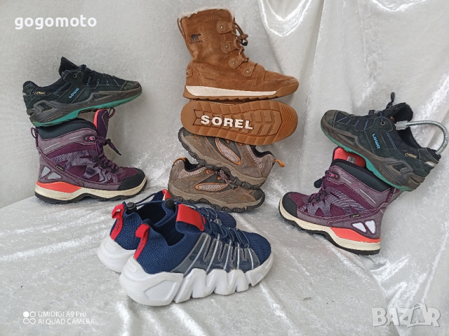 детски водоустойчиви туристически унисекс маратонки GORE-TEX®, original ecco® RECEPTOR, N- 31 - 32, снимка 12 - Детски маратонки - 44572487