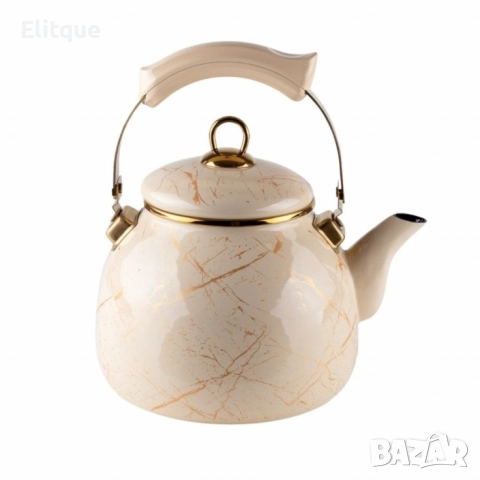 Чайник Goldmann, 2.5л., Емайл, Индукция, снимка 6 - Съдове за готвене - 52710079