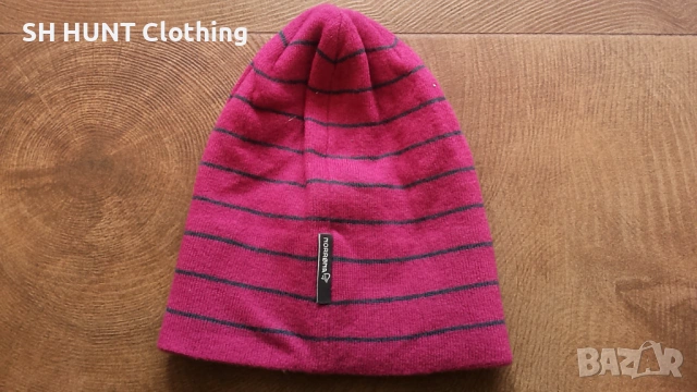 NORRONA 1469-11 THIN STRIPED BEANIE 100% MERINO ULL детска шапка 1-44, снимка 4 - Шапки - 53297526