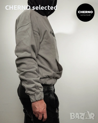 Мъжки суичър с качулка NO BYSTANDERS Oversized Hoodie – размер L•XL – Нов с етикети, снимка 8 - Суичъри - 53850626