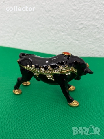 Ръчно изработена метална кутия за бижута. №7420, снимка 5 - Антикварни и старинни предмети - 51919021