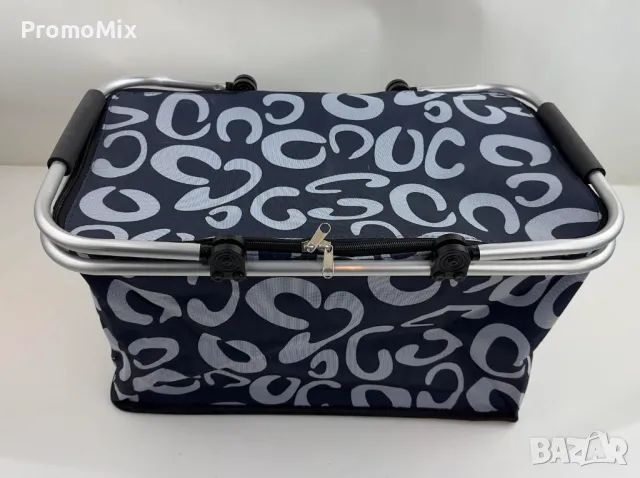 Термо чанта Faltbarer Thermo-Einkaufskorb Сгъваема пазарска кошница за пикник плаж хладилна чанта, снимка 6 - Хладилни чанти - 49737152