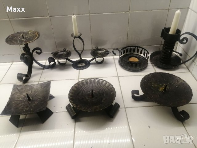 Продавам стари инструменти, кошници, свещници, битови предмети и свещници , снимка 7 - Антикварни и старинни предмети - 35815509