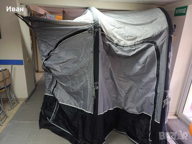 УНИВЕРСАЛЕН НАДУВАЕМ ФОРСЕЛТ AIR VANGO KELA ТАLL. ЗА КЕМПЕР ИЛИ КАРАВАНА.РАЗМЕРИ 370 x 310см, снимка 12 - Палатки - 49708731