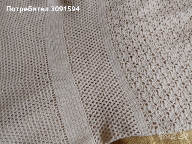  рокля плетена на една кука цвят екрю  памук, снимка 11 - Рокли - 41658110