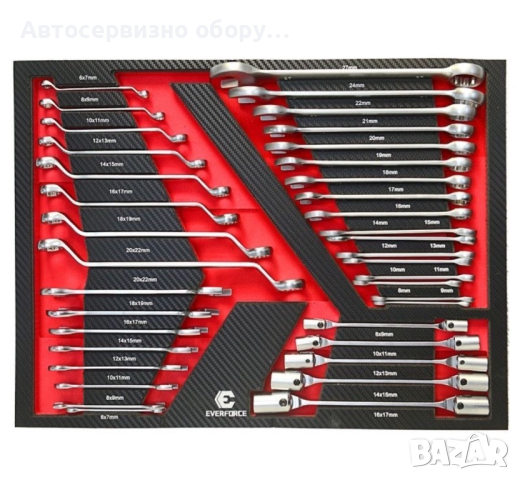 Професионален шкаф с инструменти с метален плот и допълнителен отделение, снимка 7 - Други инструменти - 44566226