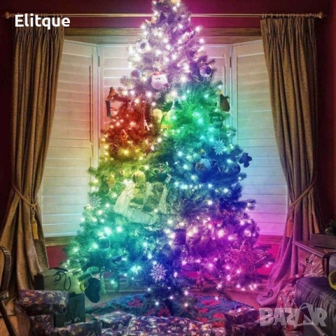 Многоцветни лампички с флашка, дистанционно и приложение за телефона  , снимка 6 - Други - 52904376