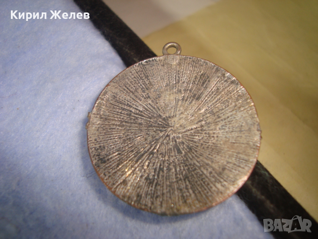 ПОСРЕБРЕН ЕТНО-АРТ МЕДАЛЬОН с ЕМАЙЛ-ЛАК УКРАСА 17566, снимка 2 - Колиета, медальони, синджири - 36320582