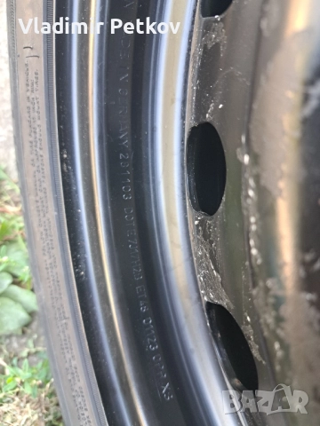 Продавам резервна гума за Пежо 407!Размер 215 55 17!Никакви следи от употреба., снимка 9 - Гуми и джанти - 51614399