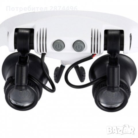 9992 Работни увеличителни очила с осветление - бинокулярни, снимка 6 - Други инструменти - 35820939