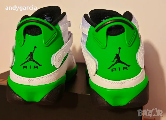 Nike Air Jordan 6 Rings ЧИСТО НОВИ 47.5 ти номер 31.0см стелка с кутия 100% оригинални, снимка 13 - Маратонки - 50207596