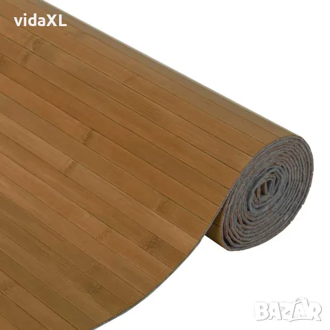 vidaXL Преграда за стая, кафяв, ширина 400 см, височина 165 см, бамбук, снимка 5 - Паравани - 56147372