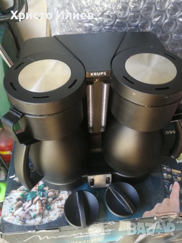 Кафемашина Krups с две термокани с филтър двойна кафе машина, снимка 10 - Кафемашини - 42019455