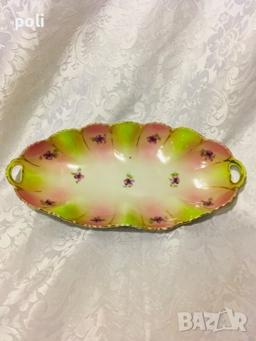 старинно  порцеланово плато , снимка 2 - Чинии - 41765518