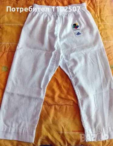 Кимоно за карате Adidas Evolution, WKF одобрено за състезания, размер - 140-150