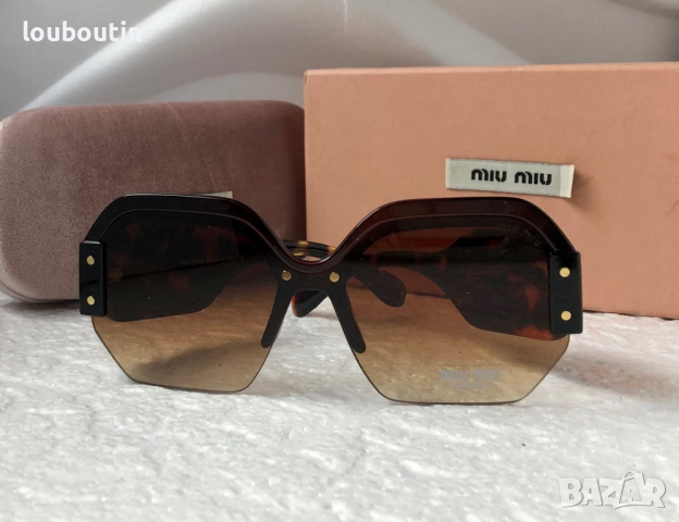 Miu 2021 слънчеви очила с лого, снимка 7 - Слънчеви и диоптрични очила - 36333093