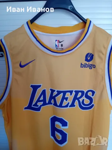 Чисто нов оригинален потник на Los Angelis Lakers - LeBron James , снимка 8 - Баскетбол - 50419849