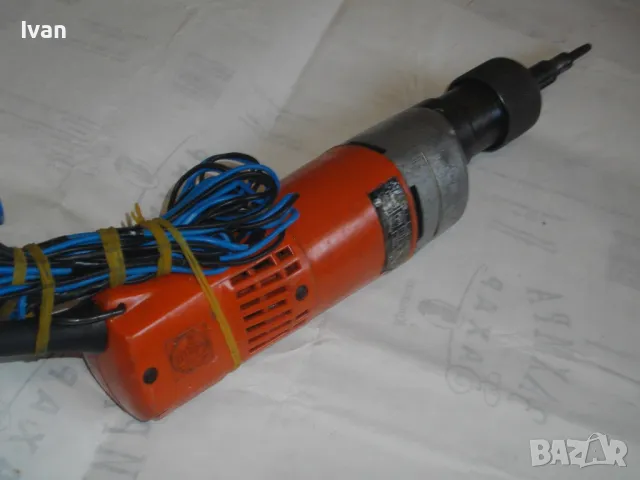 Fein Made in GERMANY НЕМСКИ ЕЛЕКТРИЧЕСКИ ПРАВ ШЛАЙФ ФЕЙН ЗА НАКРАЙНИЦИ М6 230W 450об/м ОТЛИЧЕН 40см, снимка 16 - Други инструменти - 48140573