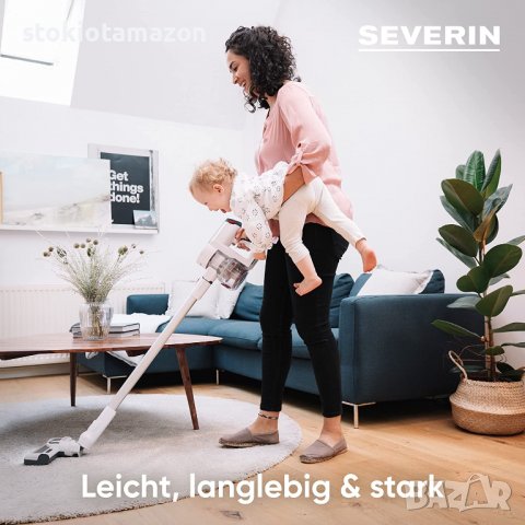 Безжична Прахосмукачка Severin HV7166 2-in1, снимка 3 - Прахосмукачки - 39260824