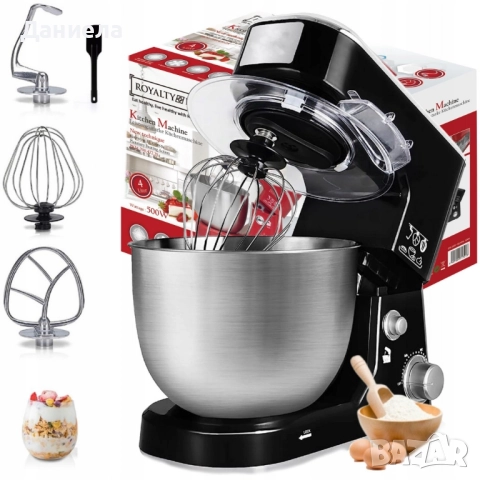 Планетарен кухненски миксер Royalty Line RL-PKM-700.472.2S, снимка 4 - Миксери - 51879146