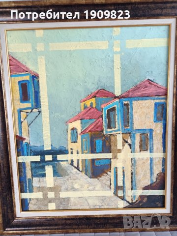 Стара маслена картина, снимка 1