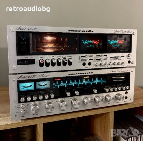 🔉Топ колекционерски сет MARANTZ - ресийвър 4270 и дек 5020🔉, снимка 2 - Аудиосистеми - 53259882