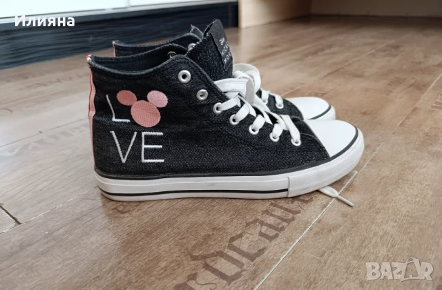 Дамски кецове Mickey Mouse , снимка 4 - Кецове - 50694356