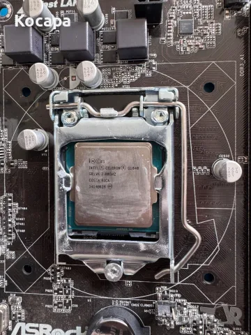 Дъно Asrock H81M-VG4 + Intel Celeron G1840 + 4GB DDR3 + 450W Захранване, снимка 3 - Дънни платки - 56181925