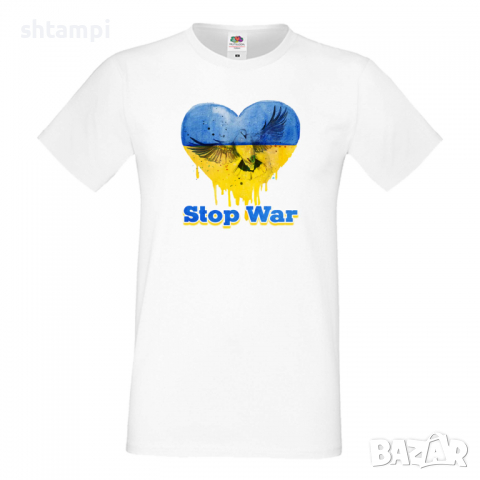 Мъжка тениска STOP WAR,спрете войната,, снимка 10 - Тениски - 36124903