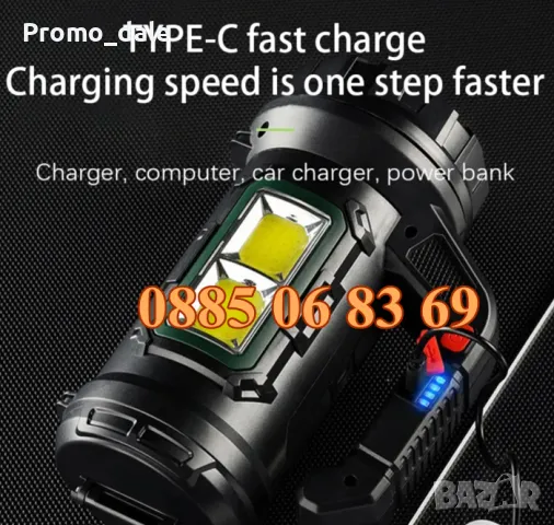 Прожектор с инструменти, фенер с инструменти, снимка 3 - Прожектори - 49397823