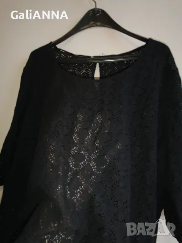 СТРАХОТНА ДАНТЕЛЕНА ТУНИКА 3XL-4XL, снимка 4 - Туники - 47320379