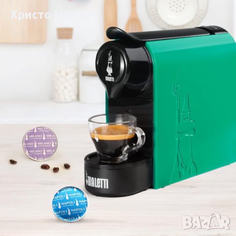Кафемашина Bialetti Кафе машина с капсули различни цветове Зелена