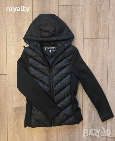 Ново Късо Дамско Черно Яке 