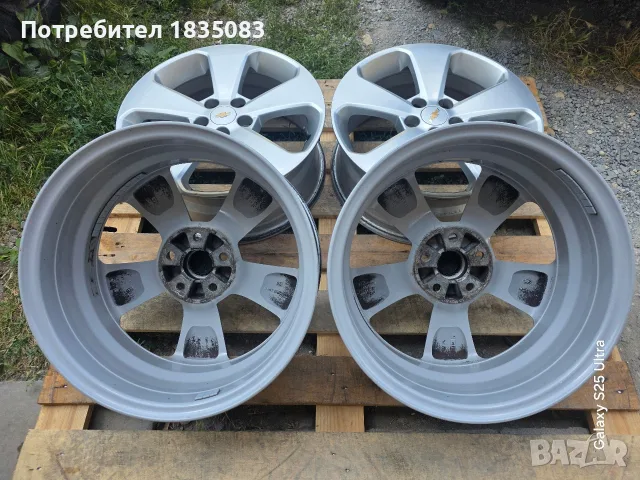 Лети джанти 17ки 5х105 Chevrolet, Opel, снимка 9 - Гуми и джанти - 55780986