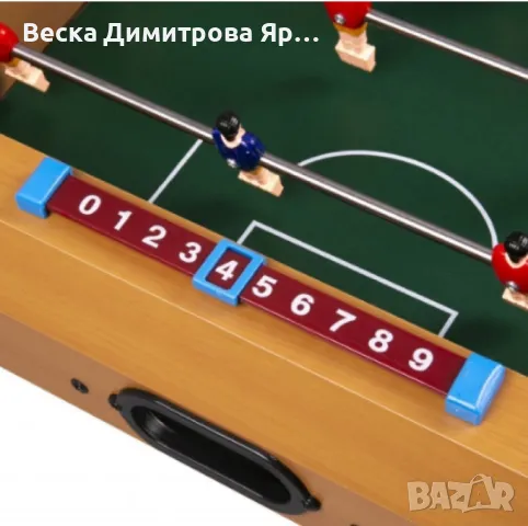 Маса за джаги , 18 играча, дърво, неплъзгаща се, 69x36,5x62 см, снимка 6 - Други - 47958620