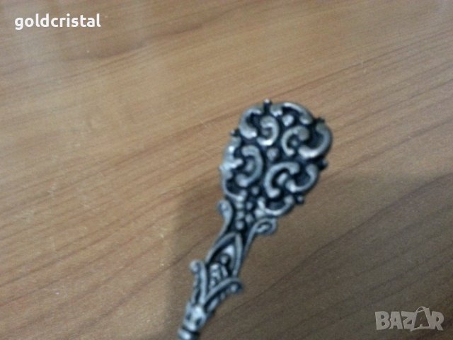 Стара лъжичка с емайл , снимка 7 - Антикварни и старинни предмети - 38651660