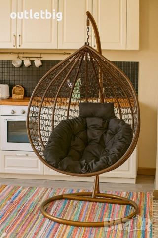 Градинска висяща люлка тип гнездо,яйце–Промоция! 
