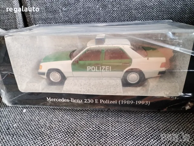 B66040700,умален модел die-cast Mercedes-Benz 230 E,W 124(1989-1993),Limousine,Polizei,1:18, снимка 11 - Колекции - 48892784