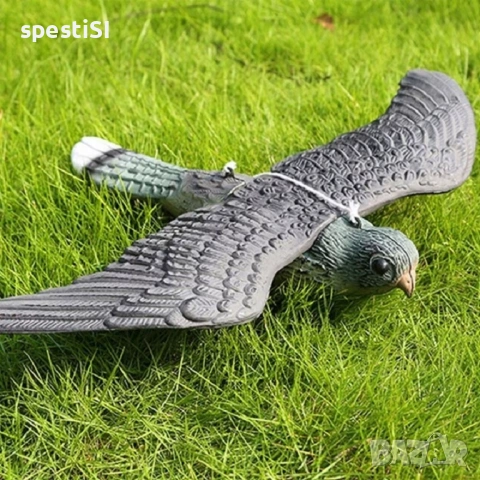 Плашило за птици Сокол в полет – Висящ макет за защита от вредители - КОД 4906, снимка 9 - Други - 53480624