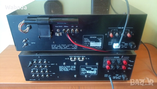 Невероятно красиви Denon PMA-400 усилвател и TU-300 радио тунер (1978-80), снимка 13 - Ресийвъри, усилватели, смесителни пултове - 52552052