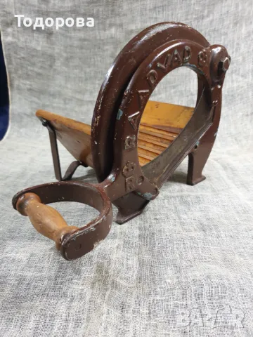 Винтидж нож,гилотина RAADVAD за хранителни продукти, снимка 10 - Антикварни и старинни предмети - 49438190