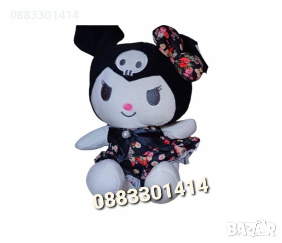 Плюшени Куроми Kuromi Hello Kitty 25см, снимка 3 - Плюшени играчки - 42565146