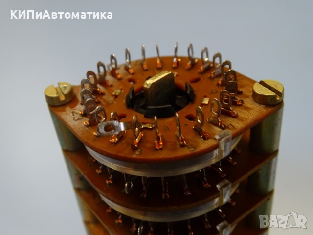 Галетен превключвател 10 секции, 24 позиции VEB RTF rotary switch, снимка 6 - Резервни части за машини - 41728833