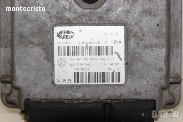 Моторен компютър Fiat Seicento (1998-2010г.) 55187372 / IAW4AFM9 / 6160062705 / IAW 4AF.M9, снимка 2 - Части - 52978426