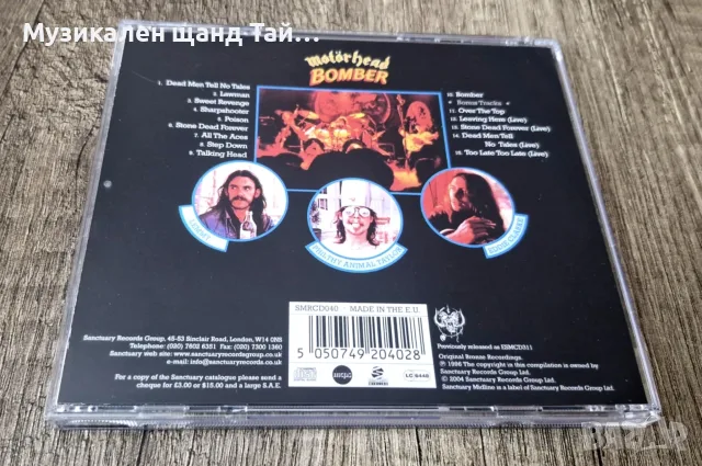 Компакт Дискове - Рок - Метъл: Motorhead – Bomber, снимка 2 - CD дискове - 56258343