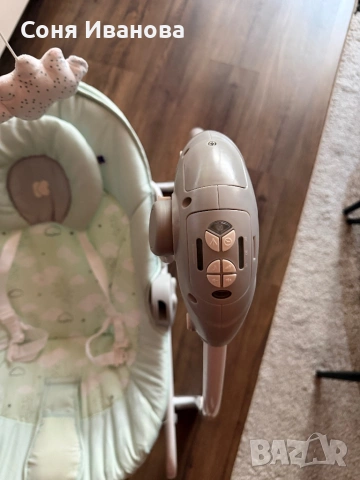Електрическа люлка Kikka Boo Mint, снимка 4 - Детски люлки - 53556842